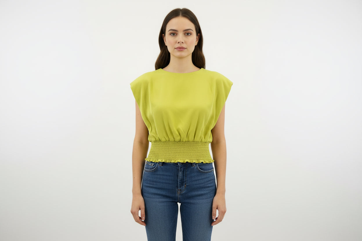 JJ LADIES CROP TOP Y13113