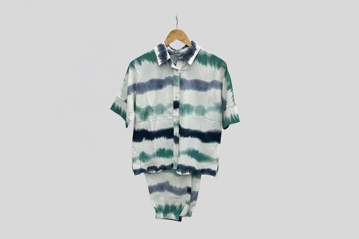 JJ LADIES CO-ORD DRESS T12744AB