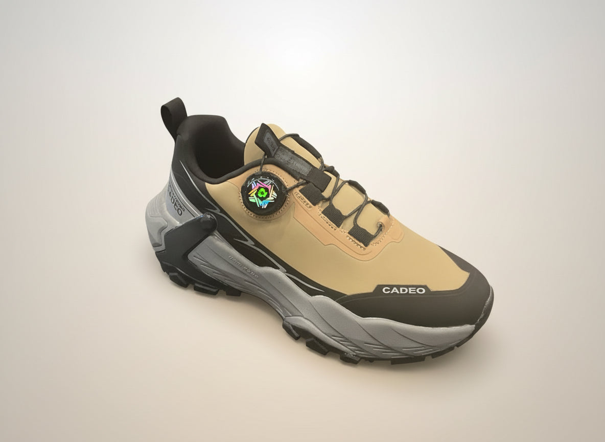 CADEO MENS SHOES 225404 KHAKI