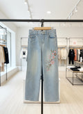 YOUXING LADIES JEANS PRINTED-2752
