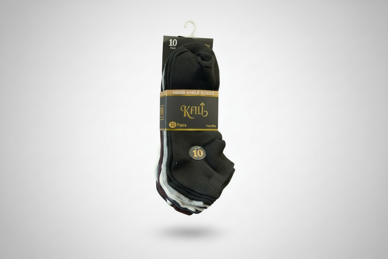 HANAN KEFILI MENS SOCKS 10 PAIRS MA10