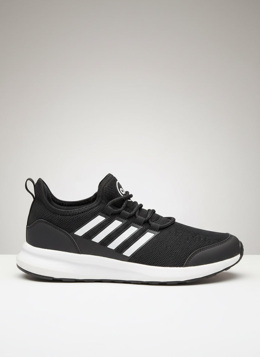 SYLVIA MENS SHOES BLK/WHT LF459