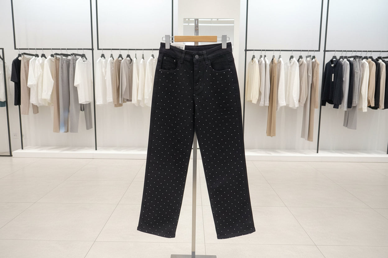 YOUXING LADIES BAGGY JEANS-2756