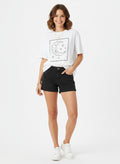 XIAOSANVLANG JEANS SHORTS-9031